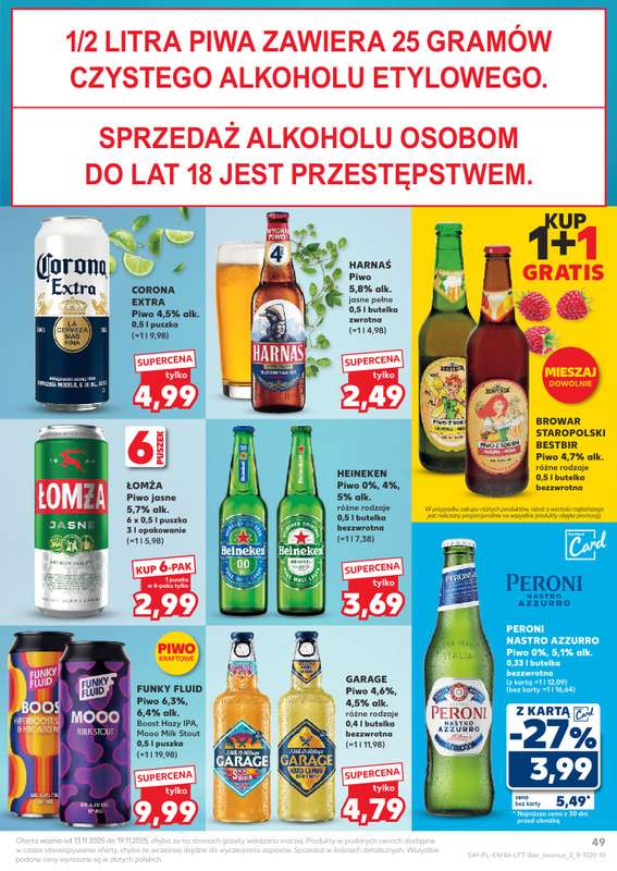Kaufland - gazetka promocyjna Oferta Kaufland od czwartku 13.11 do środy 19.11 - strona 49