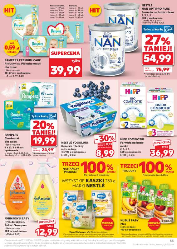 Kaufland - gazetka promocyjna Oferta Kaufland od czwartku 13.11 do środy 19.11 - strona 55