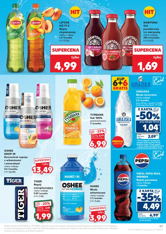 Kaufland - gazetka promocyjna Oferta Kaufland od czwartku 13.11 do środy 19.11 - strona 47