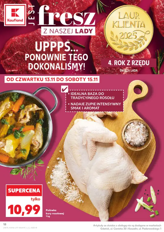 Kaufland - gazetka promocyjna Oferta Kaufland od czwartku 13.11 do środy 19.11 - strona 18