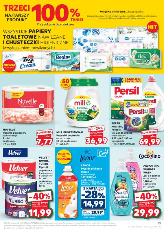 Kaufland - gazetka promocyjna Oferta Kaufland od czwartku 13.11 do środy 19.11 - strona 53
