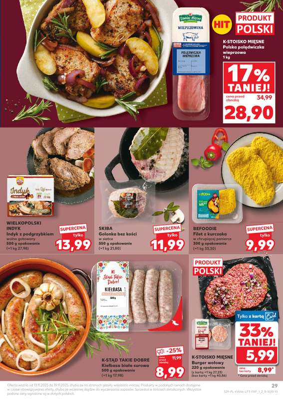Kaufland - gazetka promocyjna Oferta Kaufland od czwartku 13.11 do środy 19.11 - strona 29