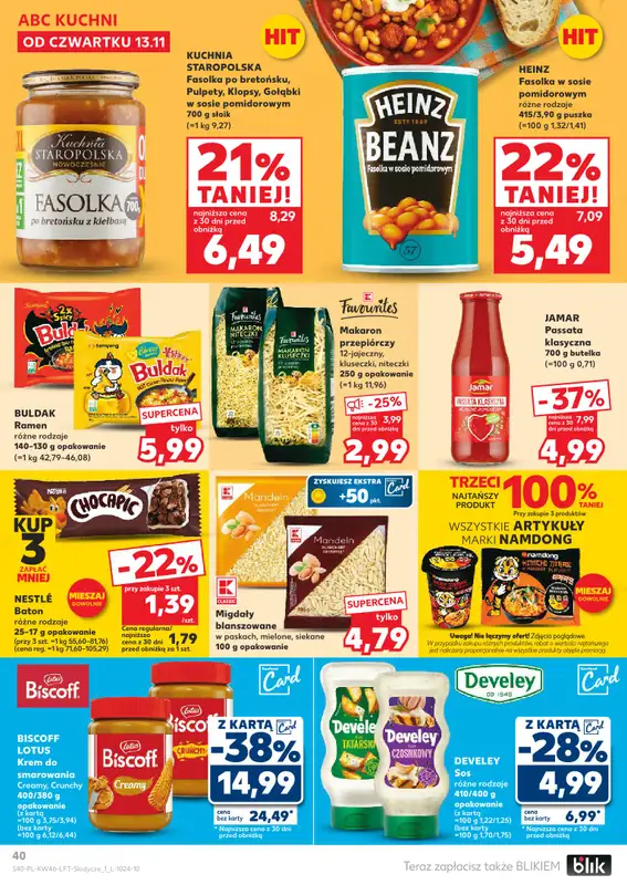 Kaufland - gazetka promocyjna Oferta Kaufland od czwartku 13.11 do środy 19.11 - strona 40