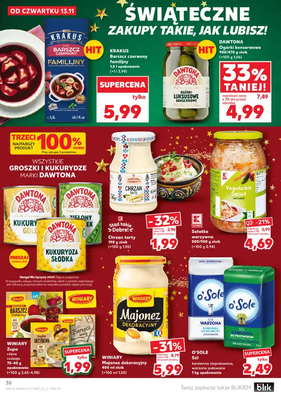 Kaufland - gazetka promocyjna Oferta Kaufland od czwartku 13.11 do środy 19.11 - strona 38