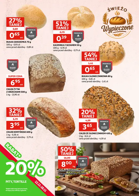 Auchan - gazetka promocyjna Gazetka Zielona Góra I Tydzień jesiennych okazji od środy 12.11 do wtorku 18.11 - strona 7