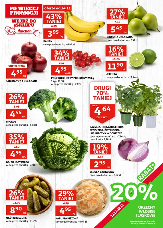 Auchan - gazetka promocyjna Gazetka Zielona Góra I Tydzień jesiennych okazji od środy 12.11 do wtorku 18.11 - strona 6