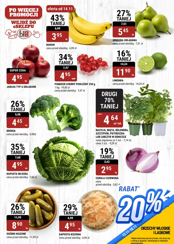 bi1 - gazetka promocyjna Gazetka Szczecin od środy 12.11 do wtorku 18.11 - strona 6