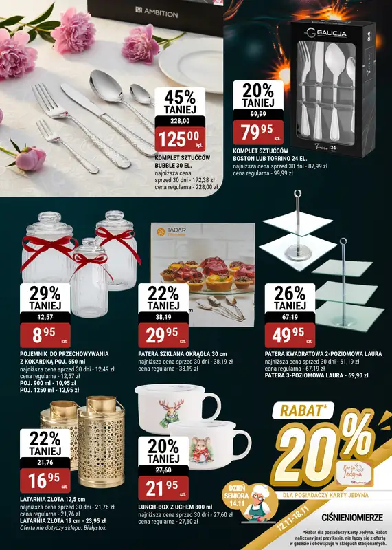 bi1 - gazetka promocyjna Gazetka Białystok, Ełk, Rzeszów od środy 12.11 do wtorku 18.11 - strona 22