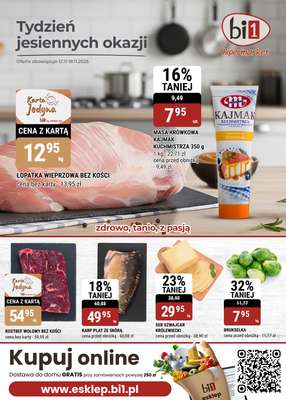 bi1 - gazetka promocyjna Gazetka Białystok, Ełk, Rzeszów od środy 12.11 do wtorku 18.11
