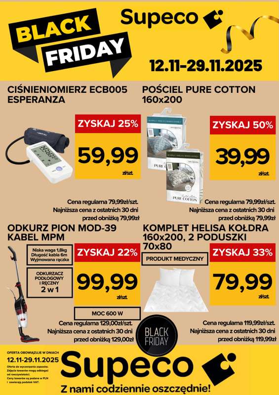 Supeco - gazetka promocyjna Black Friday od środy 12.11 do soboty 29.11 - strona 2