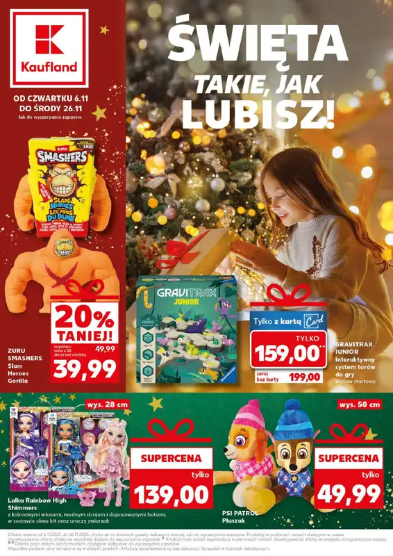 Kaufland - gazetka promocyjna Oferta Kaufland - Zabawki od czwartku 06.11 do środy 26.11