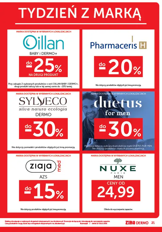 Ziko Dermo - gazetka promocyjna Urodowe must-have od czwartku 13.11 do wtorku 25.11 - strona 21