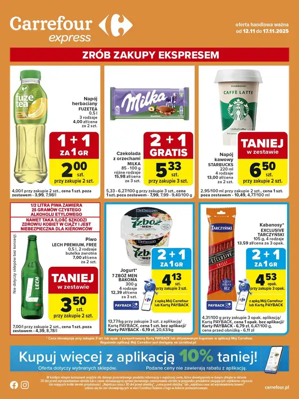 Carrefour Express - gazetka promocyjna Gazetka Express od środy 12.11 do poniedziałku 17.11