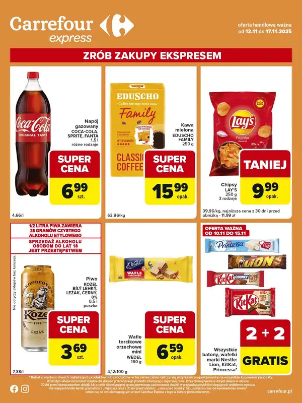 Carrefour Express - gazetka promocyjna Gazetka Express od środy 12.11 do poniedziałku 17.11 - strona 2