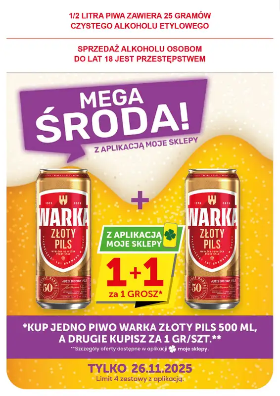 Groszek - gazetka promocyjna Gazetka Minimarket  do wtorku 25.11 - strona 18