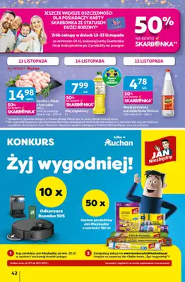 Auchan - gazetka promocyjna Gazetka Święta jak babcię kocham Hipermarket Auchan od czwartku 13.11 do środy 19.11 - strona 42