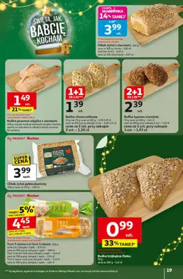 Auchan - gazetka promocyjna Gazetka Święta jak babcię kocham Hipermarket Auchan od czwartku 13.11 do środy 19.11 - strona 19