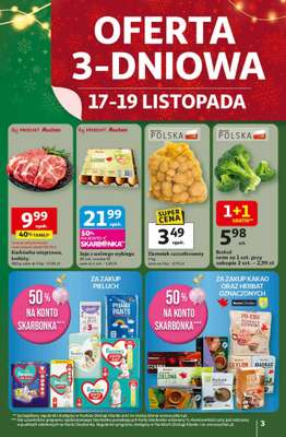 Auchan - gazetka promocyjna Gazetka Święta jak babcię kocham Hipermarket Auchan od czwartku 13.11 do środy 19.11 - strona 3