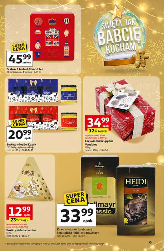Auchan - gazetka promocyjna Gazetka Święta jak babcię kocham Hipermarket Auchan od czwartku 13.11 do środy 19.11 - strona 9