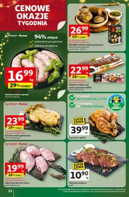 Auchan - gazetka promocyjna Gazetka Święta jak babcię kocham Hipermarket Auchan od czwartku 13.11 do środy 19.11 - strona 12