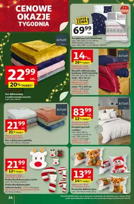 Auchan - gazetka promocyjna Gazetka Święta jak babcię kocham Hipermarket Auchan od czwartku 13.11 do środy 19.11 - strona 34