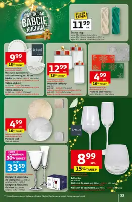 Auchan - gazetka promocyjna Gazetka Święta jak babcię kocham Hipermarket Auchan od czwartku 13.11 do środy 19.11 - strona 33