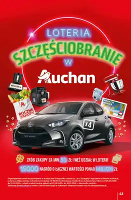 Auchan - gazetka promocyjna Gazetka Święta jak babcię kocham Hipermarket Auchan od czwartku 13.11 do środy 19.11 - strona 43