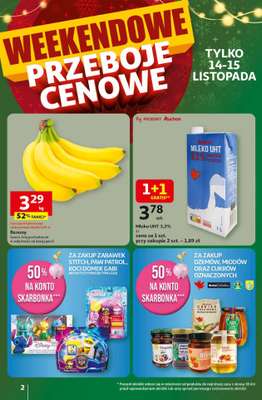 Auchan - gazetka promocyjna Gazetka Święta jak babcię kocham Hipermarket Auchan od czwartku 13.11 do środy 19.11 - strona 2