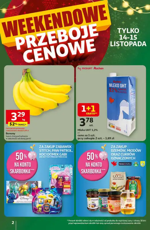 Auchan - gazetka promocyjna Gazetka Święta jak babcię kocham Hipermarket Auchan   - strona 2