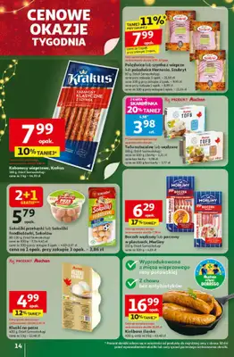 Auchan - gazetka promocyjna Gazetka Święta jak babcię kocham Hipermarket Auchan od czwartku 13.11 do środy 19.11 - strona 14