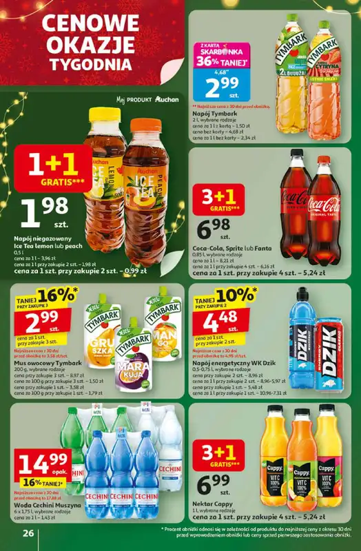 Auchan - gazetka promocyjna Gazetka Święta jak babcię kocham Hipermarket Auchan od czwartku 13.11 do środy 19.11 - strona 26