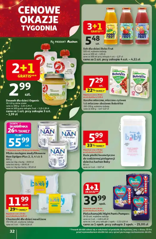 Auchan - gazetka promocyjna Gazetka Święta jak babcię kocham Hipermarket Auchan od czwartku 13.11 do środy 19.11 - strona 32