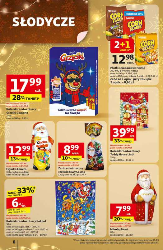 Auchan - gazetka promocyjna Gazetka Święta jak babcię kocham Hipermarket Auchan  do środy 19.11 - strona 8