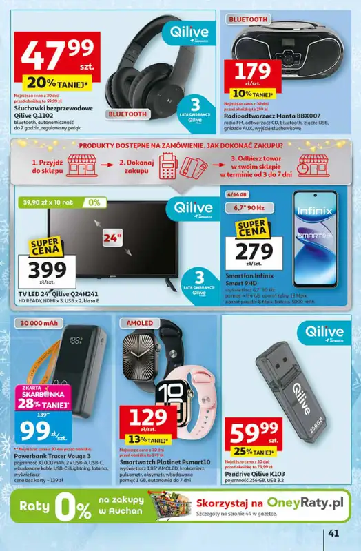 Auchan - gazetka promocyjna Gazetka Święta jak babcię kocham Hipermarket Auchan od czwartku 13.11 do środy 19.11 - strona 41