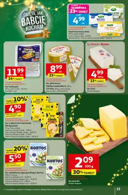 Auchan - gazetka promocyjna Gazetka Święta jak babcię kocham Hipermarket Auchan od czwartku 13.11 do środy 19.11 - strona 15