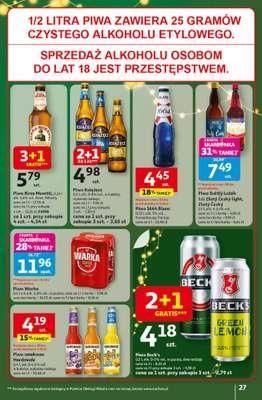 Auchan - gazetka promocyjna Gazetka Święta jak babcię kocham Hipermarket Auchan  do środy 19.11 - strona 27