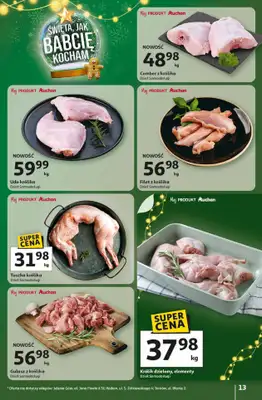 Auchan - gazetka promocyjna Gazetka Święta jak babcię kocham Hipermarket Auchan od czwartku 13.11 do środy 19.11 - strona 13