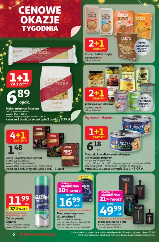 Auchan - gazetka promocyjna Gazetka Święta jak babcię kocham Supermarket Auchan od czwartku 13.11 do środy 19.11 - strona 6