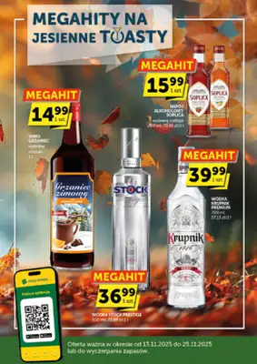 Groszek - gazetka promocyjna Gazetka alkoholowa  do wtorku 25.11