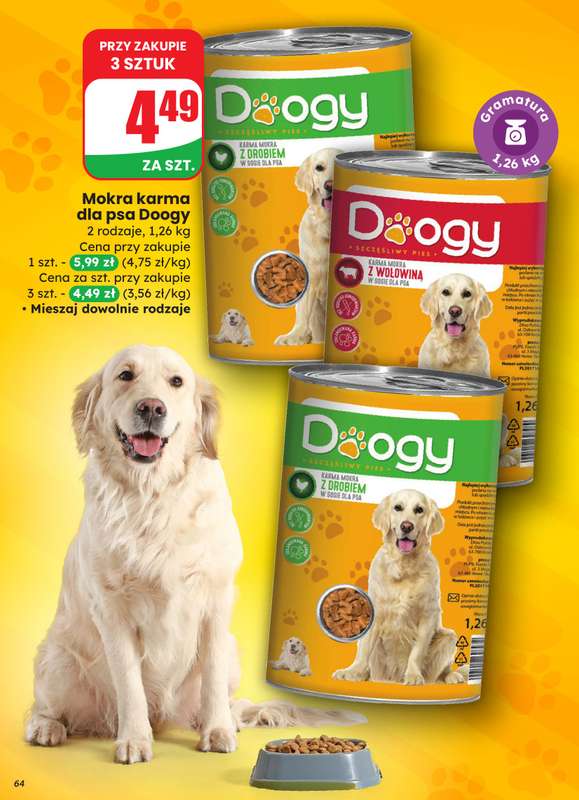 Dino - gazetka promocyjna Gazetka od środy 12.11 do wtorku 18.11 - strona 64