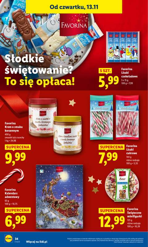 Lidl - gazetka promocyjna Oferta od czwartku od czwartku 13.11 do soboty 15.11 - strona 34