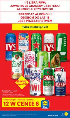 Lidl - gazetka promocyjna Oferta od czwartku od czwartku 13.11 do soboty 15.11 - strona 13
