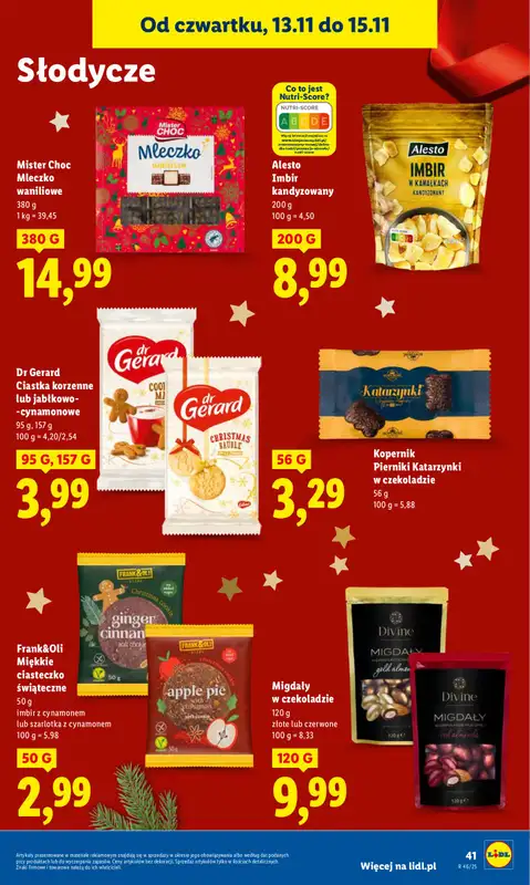 Lidl - gazetka promocyjna Oferta od czwartku od czwartku 13.11 do soboty 15.11 - strona 41