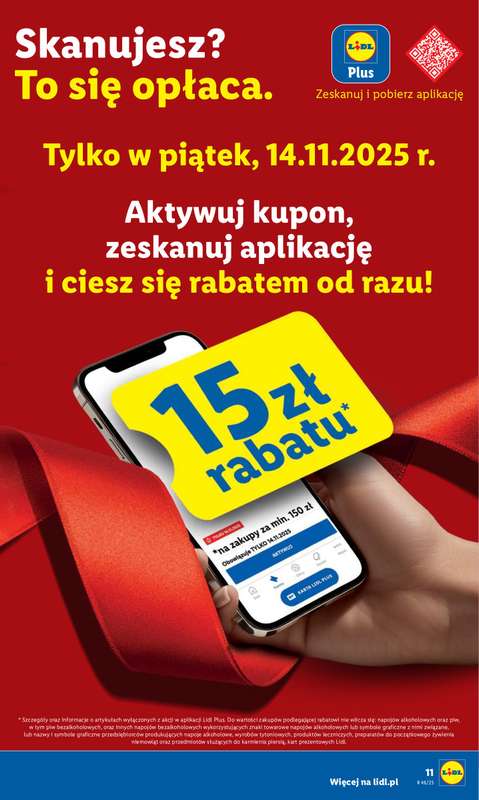 Lidl - gazetka promocyjna Oferta od czwartku od czwartku 13.11 do soboty 15.11 - strona 11