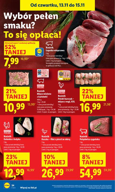 Lidl - gazetka promocyjna Oferta od czwartku od czwartku 13.11 do soboty 15.11 - strona 24