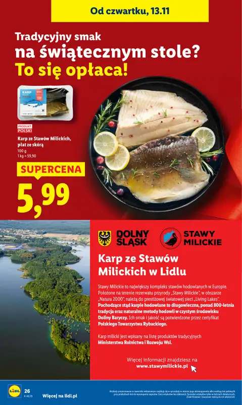 Lidl - gazetka promocyjna Oferta od czwartku od czwartku 13.11 do soboty 15.11 - strona 26