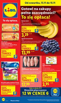 Lidl - gazetka promocyjna Oferta od czwartku od czwartku 13.11 do soboty 15.11