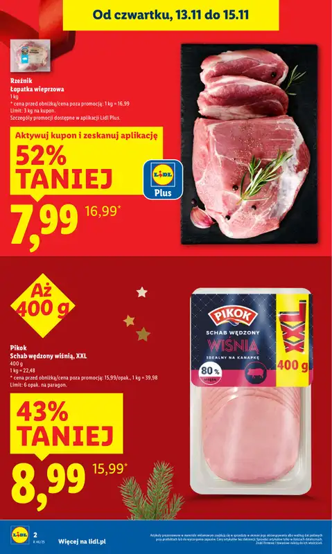 Lidl - gazetka promocyjna Oferta od czwartku od czwartku 13.11 do soboty 15.11 - strona 2