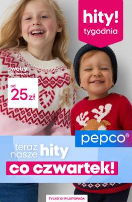 Pepco - gazetka promocyjna Hity tygodnia od czwartku 13.11 do środy 19.11