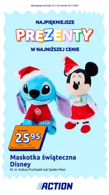 Action - gazetka promocyjna Katalog Prezenty od środy 12.11 do wtorku 18.11